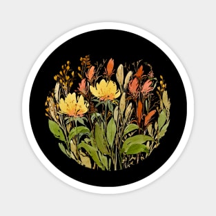 Fall flowers Magnet